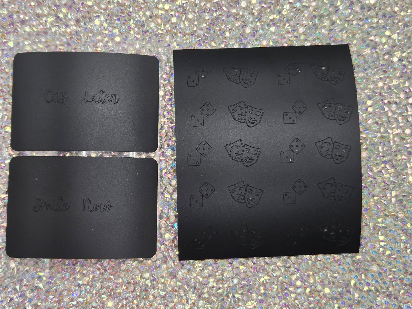 Smile/Cry Dice Stencils