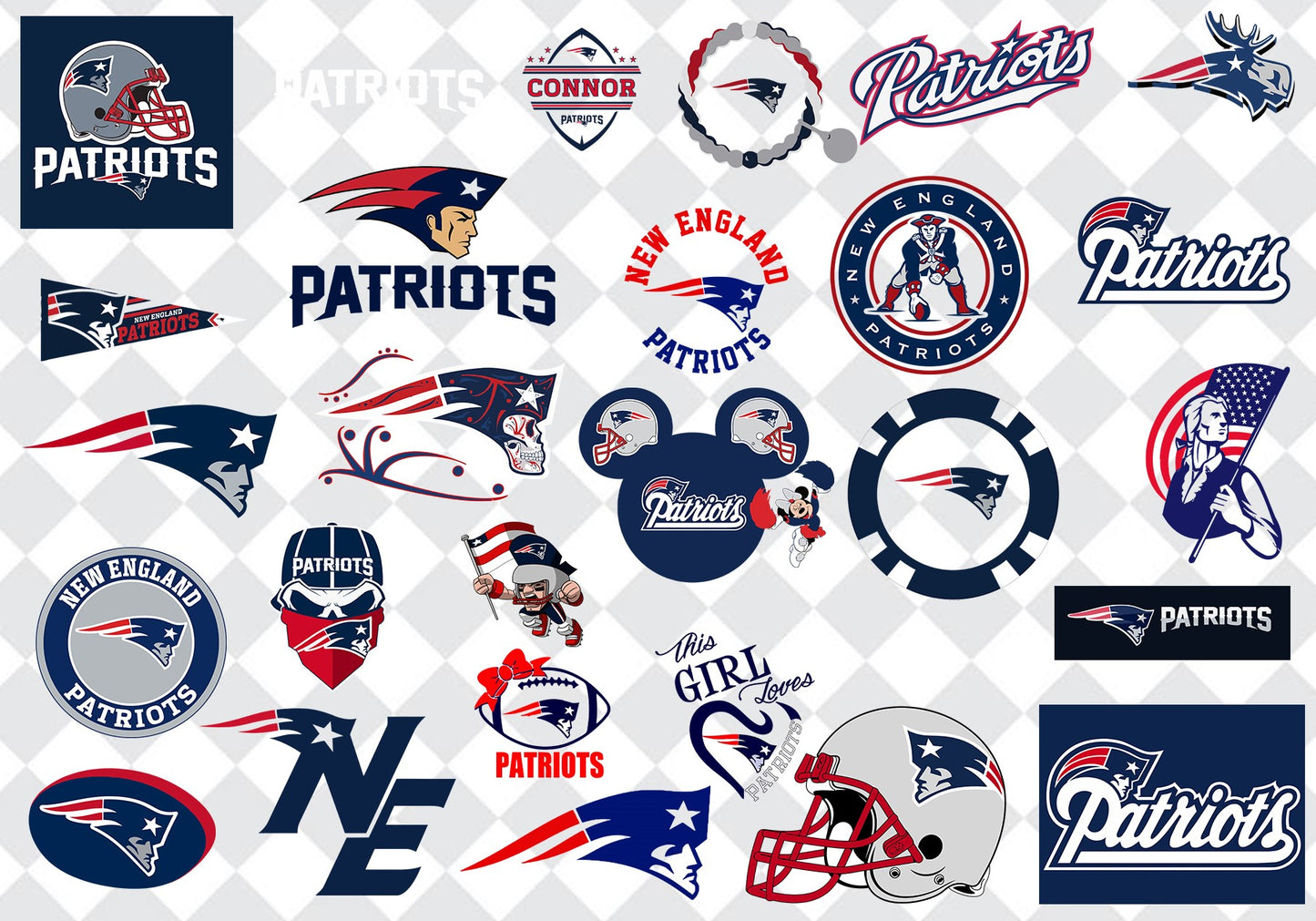 Fan Teams Nail Decals