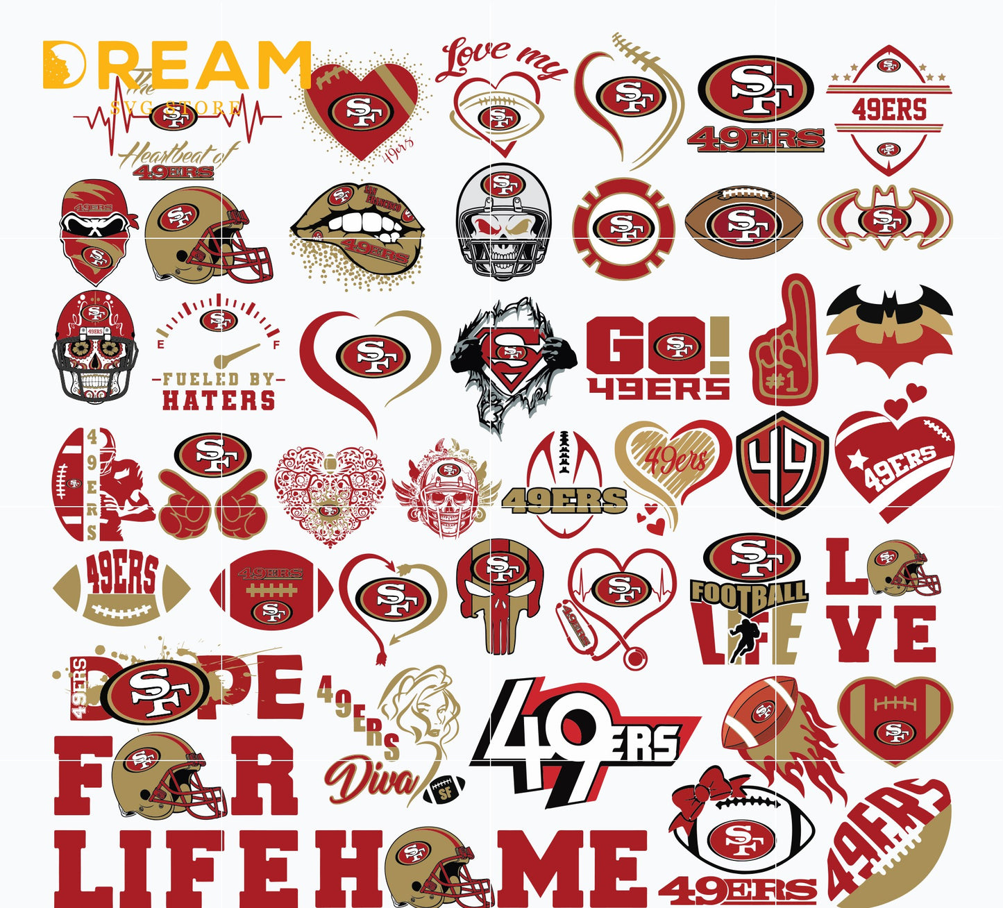 Fan Teams Nail Decals