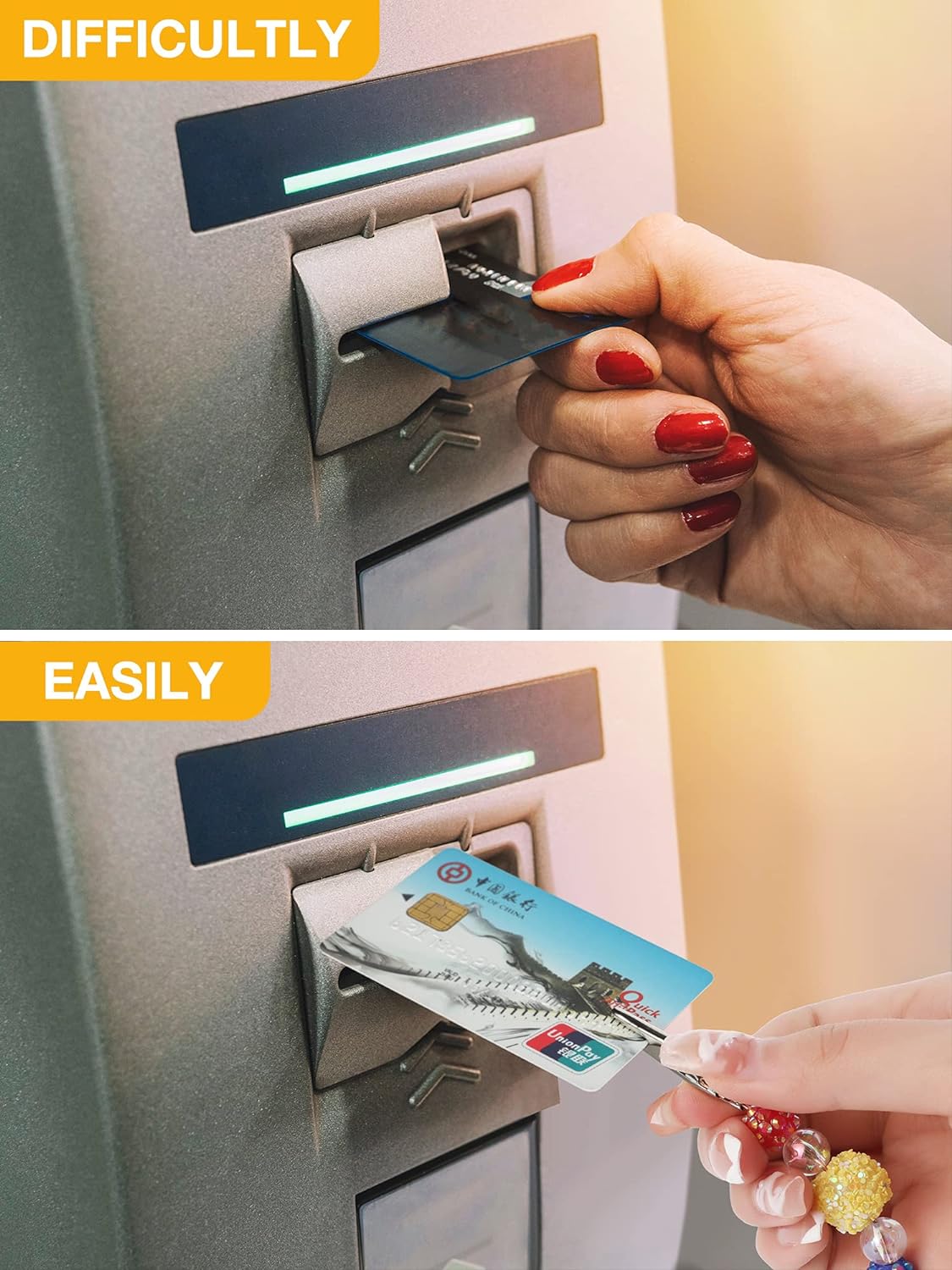 Beaded Credit Card Grabbers