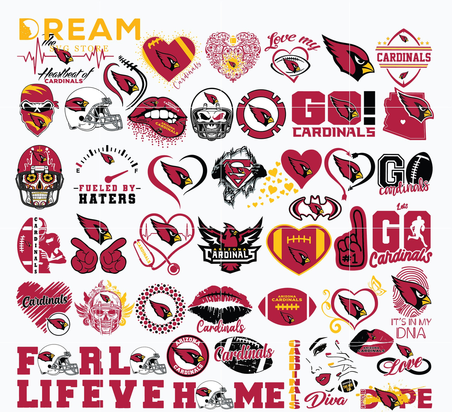 Fan Teams Nail Decals