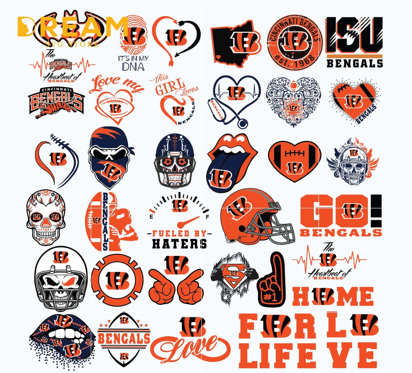 Fan Teams Nail Decals