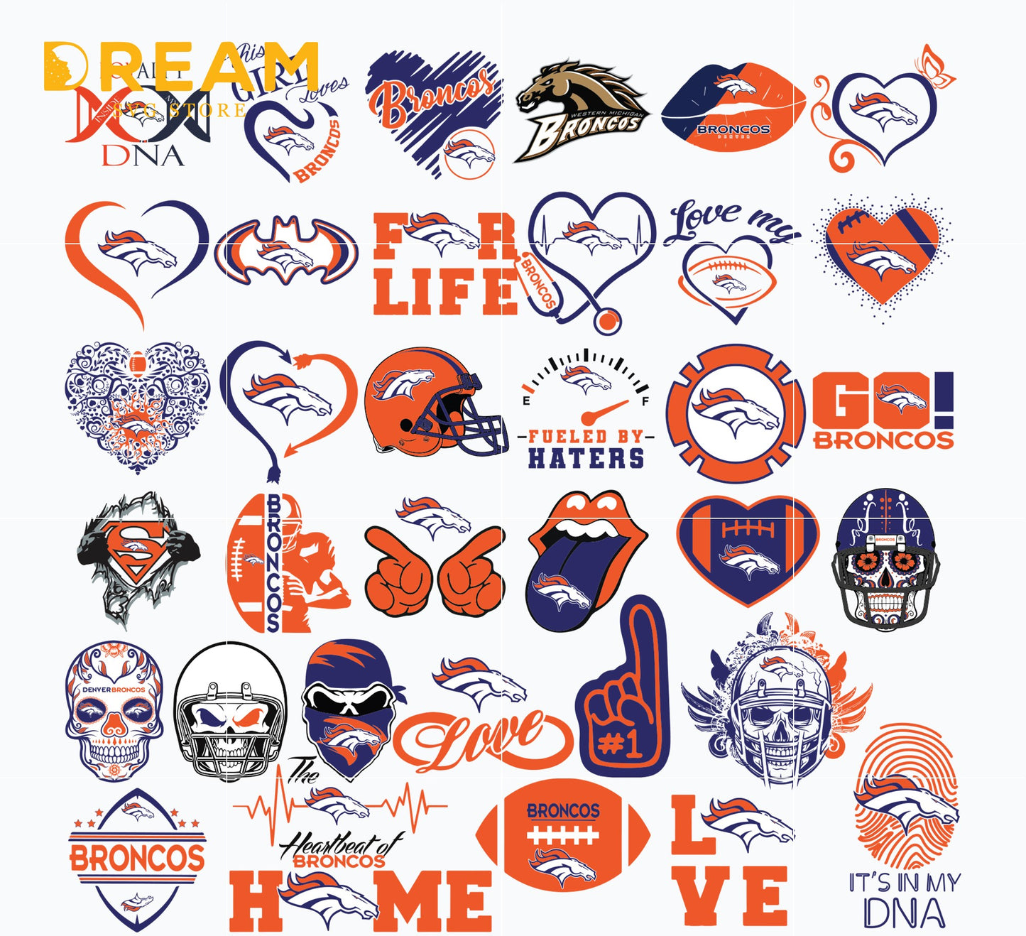 Fan Teams Nail Decals