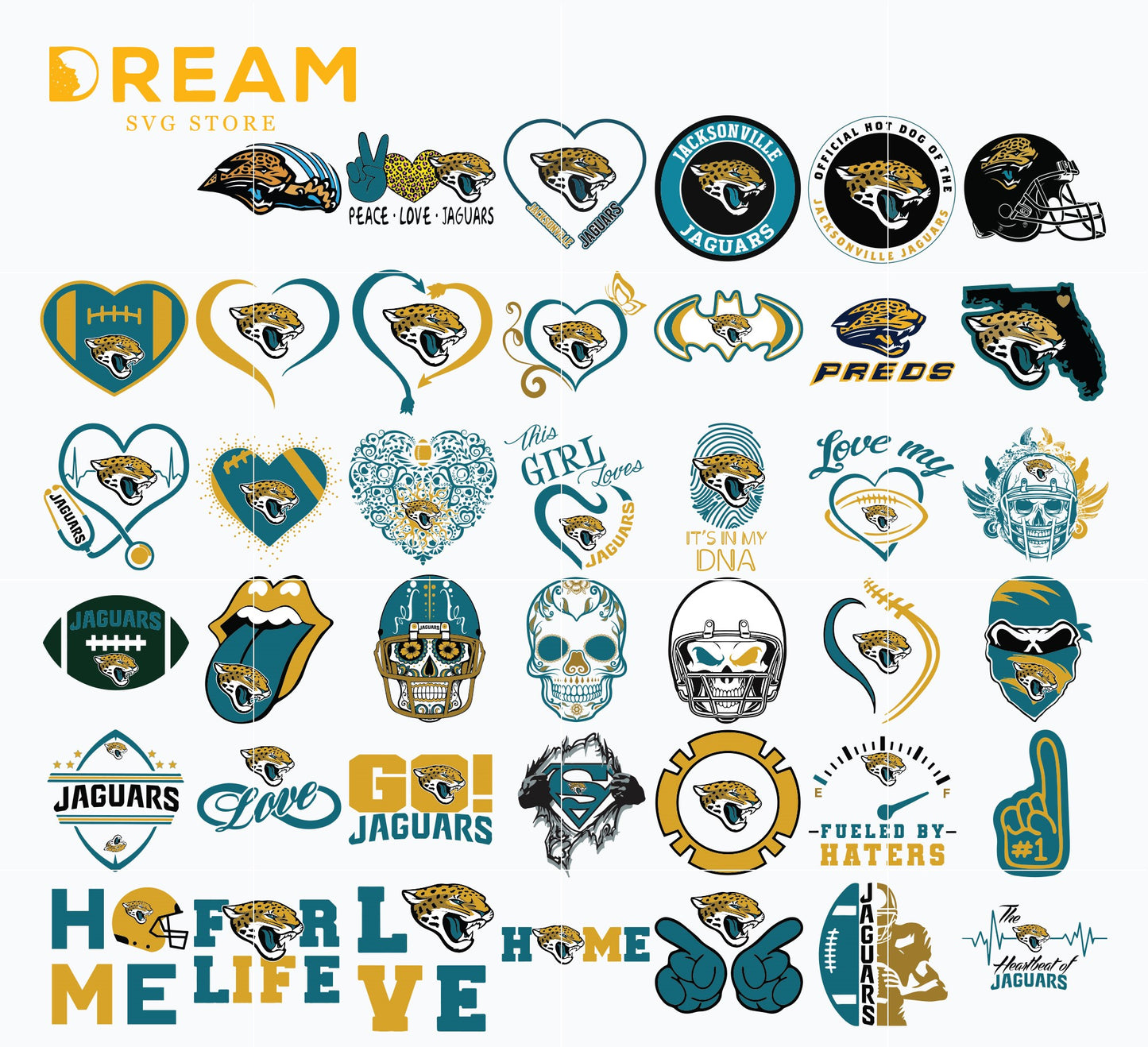 Fan Teams Nail Decals