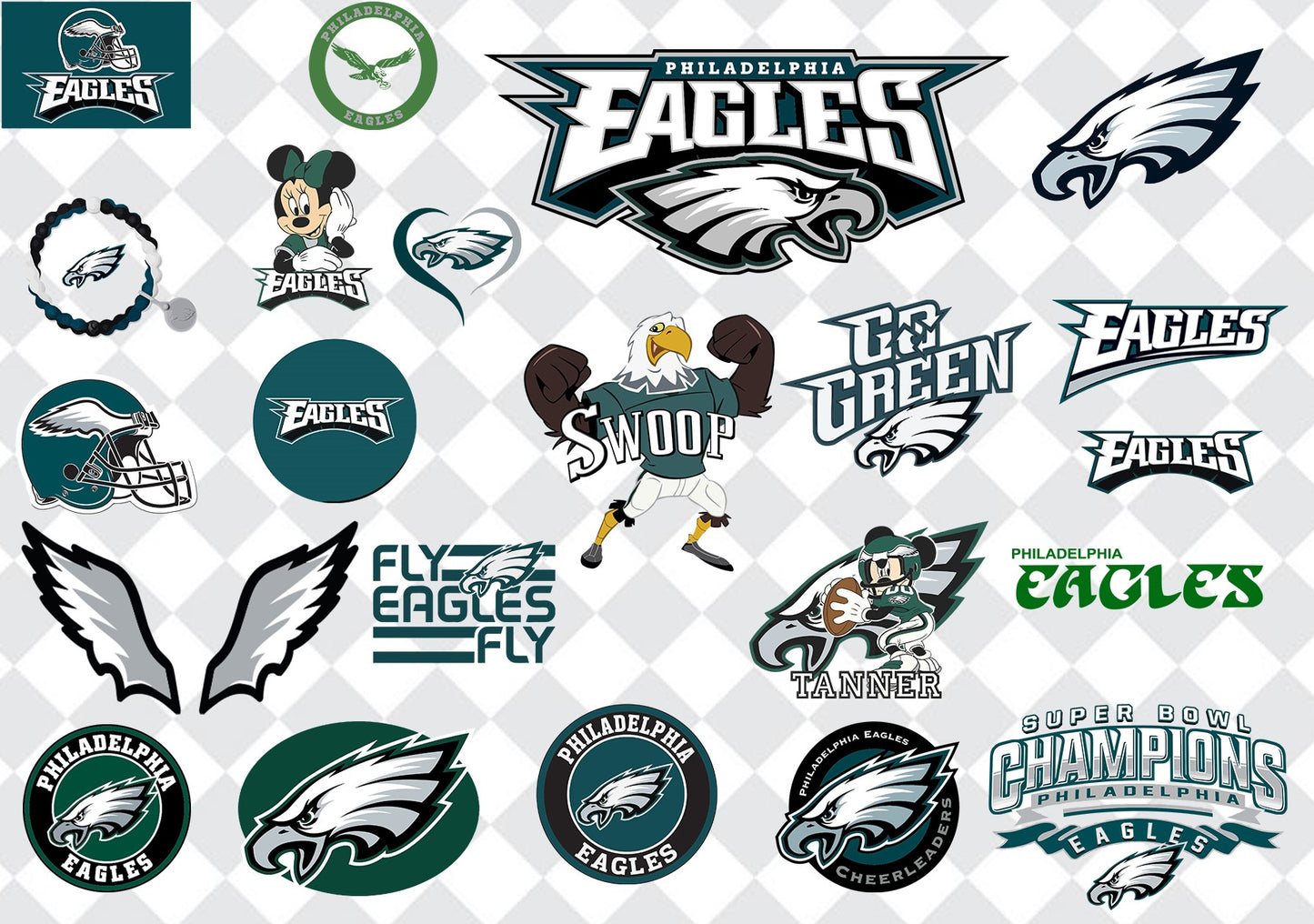 Fan Teams Nail Decals