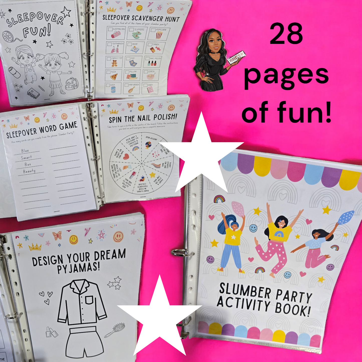 Slumber Party Activity Book