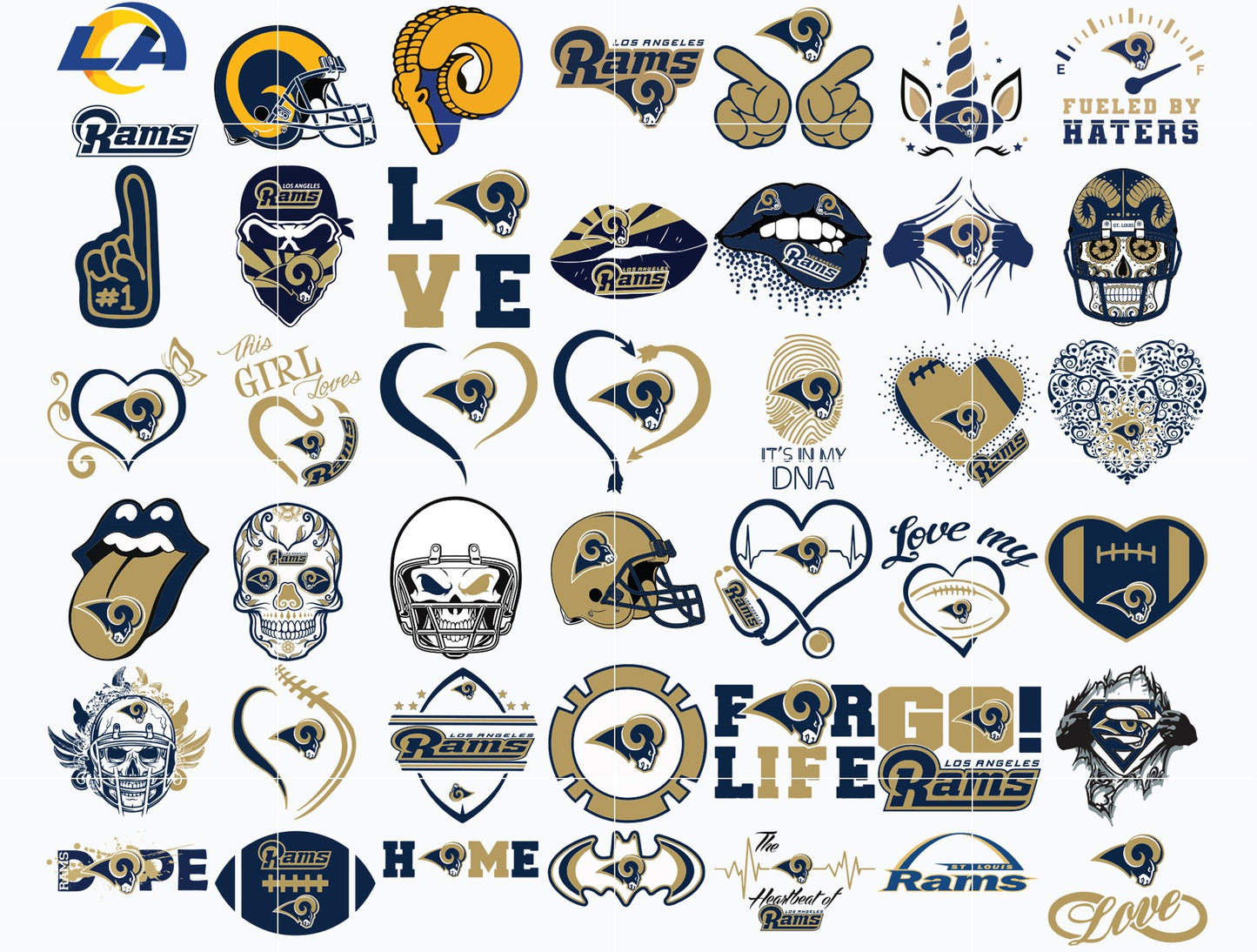 Fan Teams Nail Decals