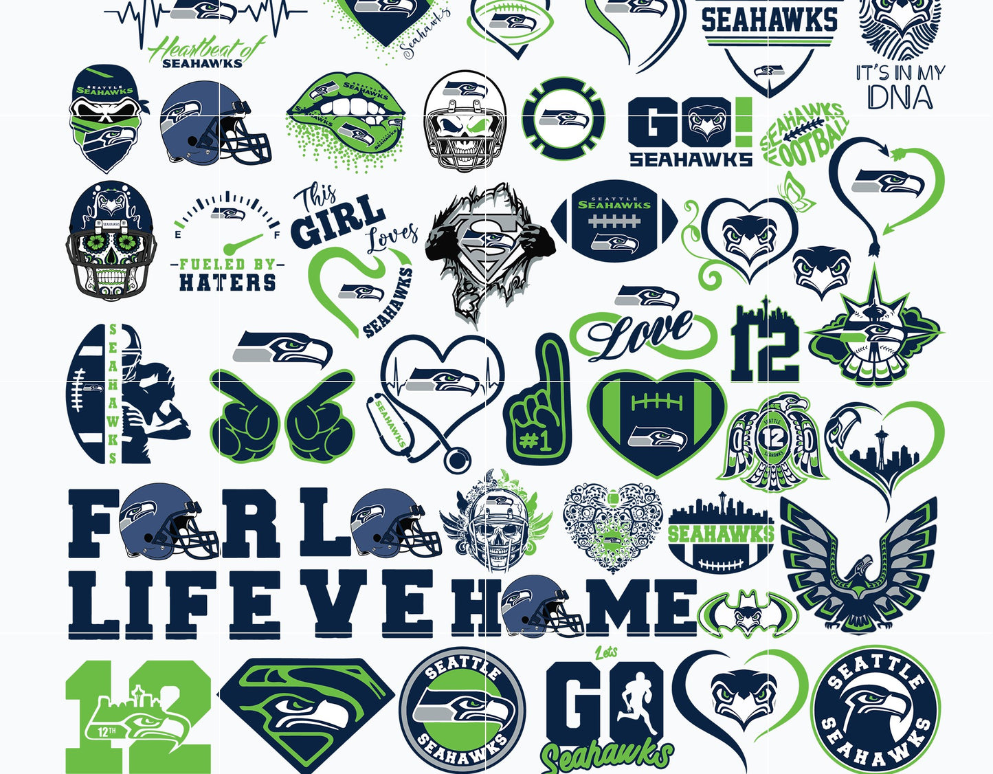 Fan Teams Nail Decals