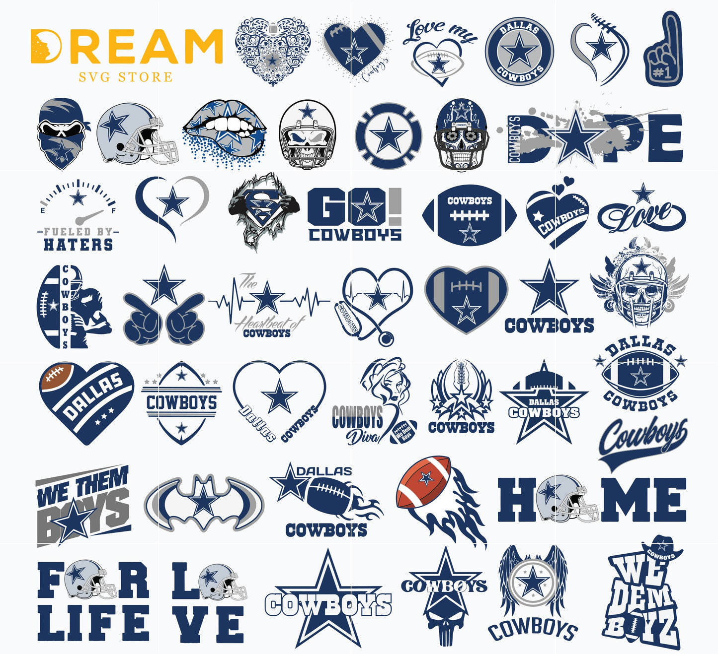 Fan Teams Nail Decals