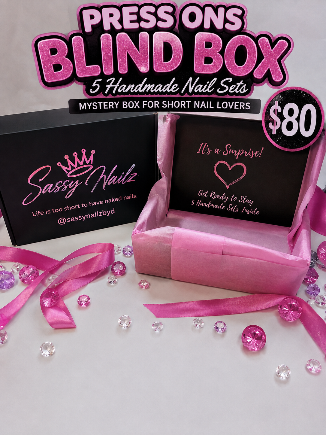 Sassy Nailz 50 pcs Blind Box