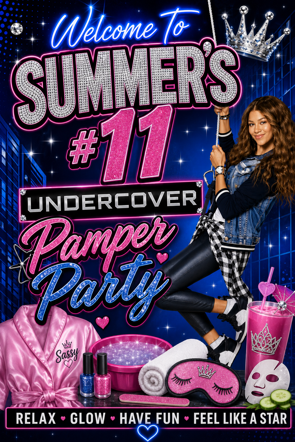 Custom Banner & Poster Bundle Pamper Spa