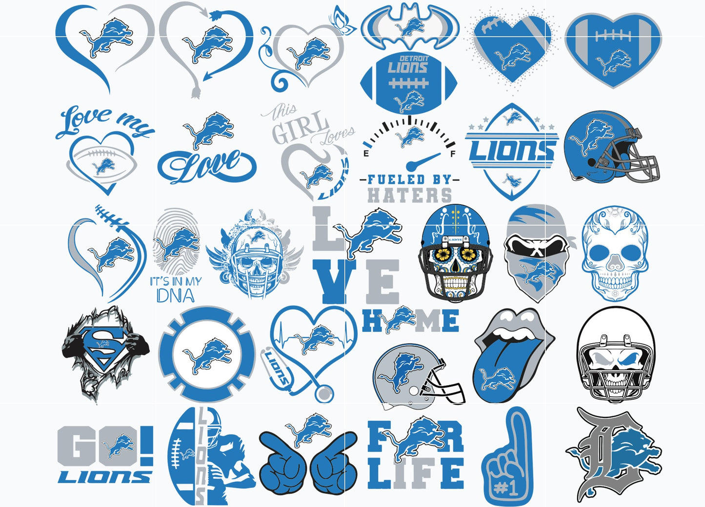 Fan Teams Nail Decals