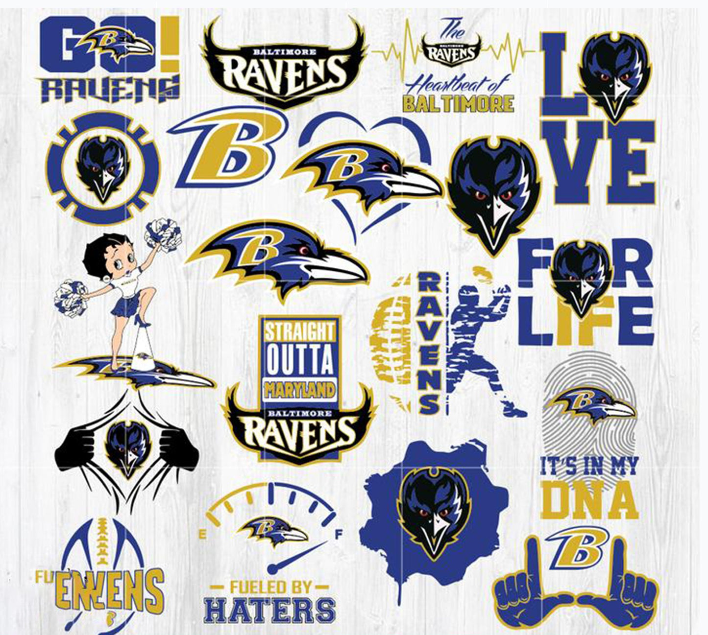 Fan Teams Nail Decals