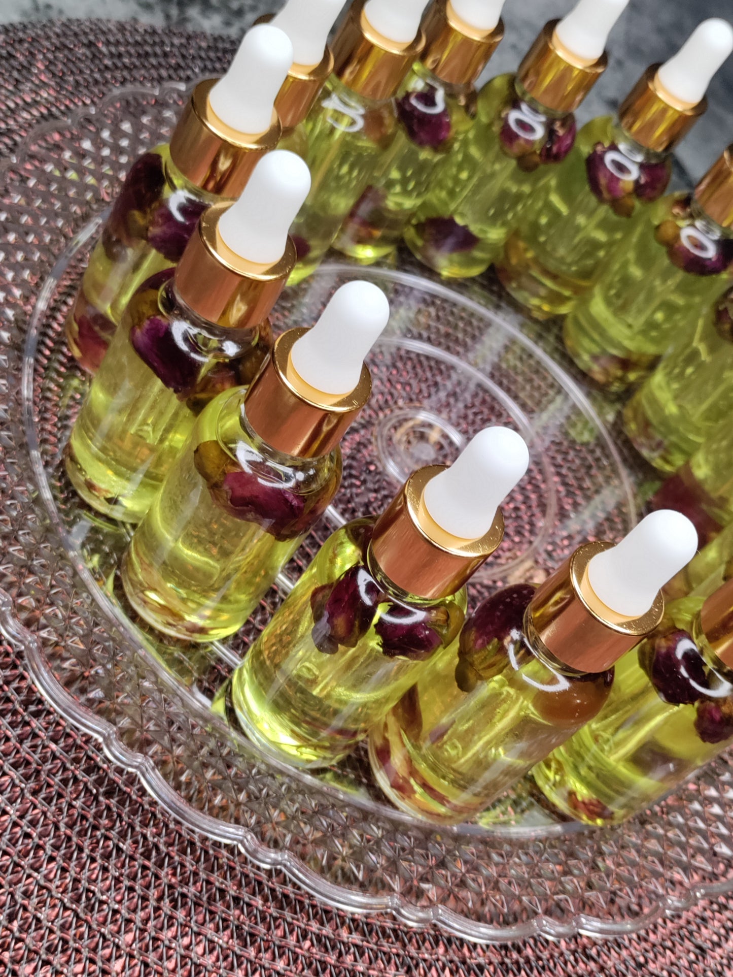 Rose infused hand/body/cuticle oil