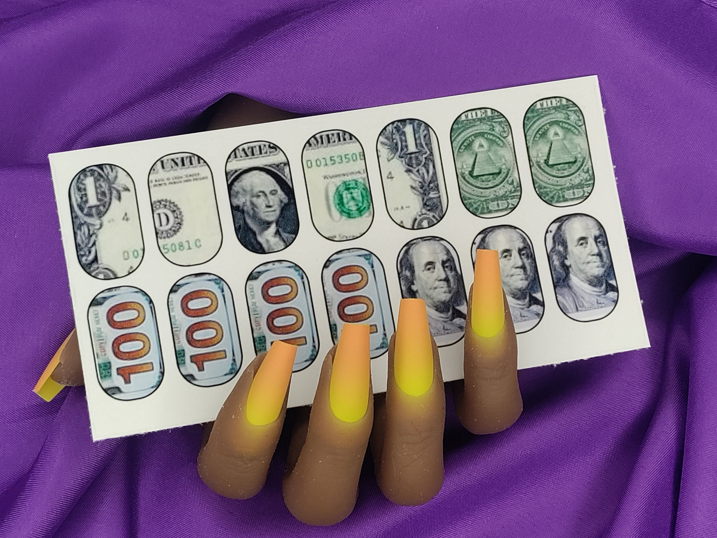 Money Nail Decals