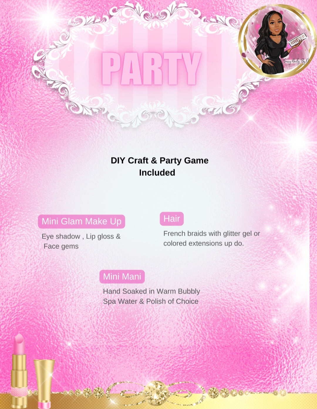 Glam Spa Pamper Party