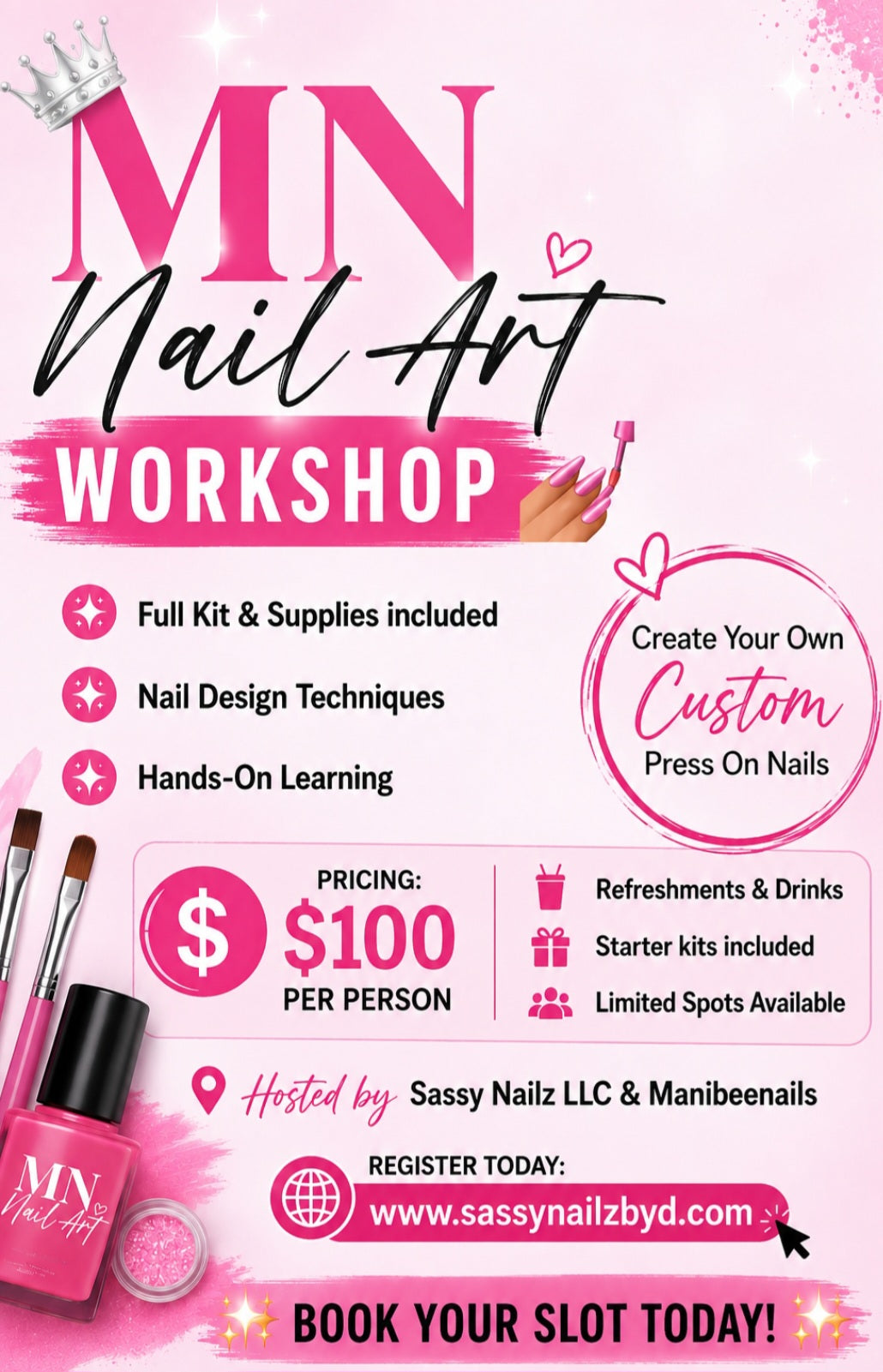 Nail Art Class In- Person