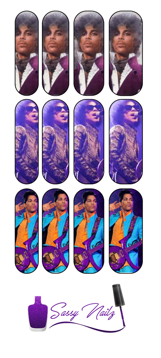 Prince Nail Decals