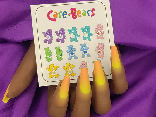 Care Bears Nail Decals