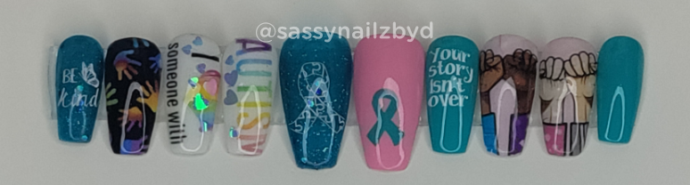 Girl Power Nail Decals
